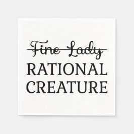Überzeugungskraft Jane Austen - Rational Creature Serviette