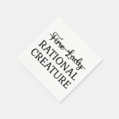 Überzeugungskraft Jane Austen - Rational Creature  Serviette (Ecke)