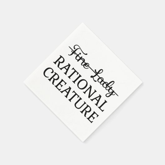 Überzeugungskraft Jane Austen - Rational Creature Serviette (Ecke)