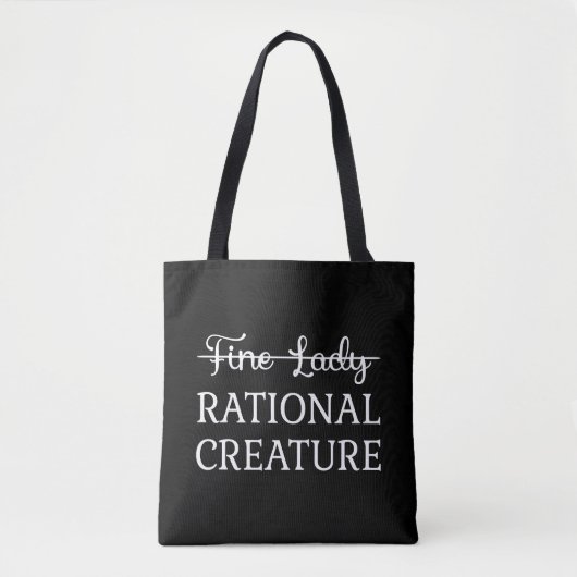 Überzeugungskraft Jane Austen - Rational Creature  Tasche (Vorderseite)