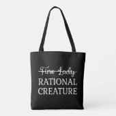 Überzeugungskraft Jane Austen - Rational Creature  Tasche (Rückseite)