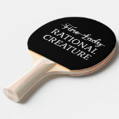 Überzeugungskraft Jane Austen - Rational Creature Tischtennis Schläger (Vorderseite)
