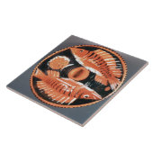 Überziehen Sie zwei Fische, 350 BC darstellen Fliese (Seite)