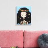 überzogene Canvas, Frühjahrsmännchen Leinwanddruck (Insitu (Wohnzimmer))