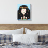 überzogene Canvas, Frühjahrsmännchen Leinwanddruck (Insitu (Schlafzimmer))
