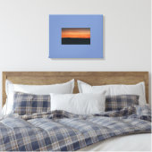überzogene Canvas mit Sonnenuntergang Leinwanddruck (Insitu (Schlafzimmer))