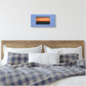 überzogene Canvas mit Sonnenuntergang Leinwanddruck (Insitu (Schlafzimmer))