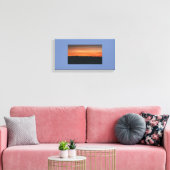 überzogene Canvas mit Sonnenuntergang Leinwanddruck (Insitu (Wohnzimmer))