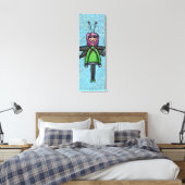 überzogene Canvas, Niedliche Girl-Malerei Leinwanddruck (Insitu (Schlafzimmer))