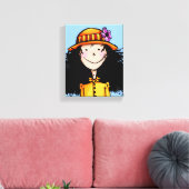 überzogene Canvas, Sommermädchen Leinwanddruck (Insitu (Wohnzimmer))