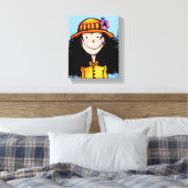 überzogene Canvas, Sommermädchen Leinwanddruck (Insitu (Schlafzimmer))