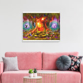 überzogene Leinwand Der Zauberbaum (Insitu (Wohnzimmer))