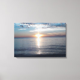 überzogener Canvas-Sonnenuntergang über dem Kap Leinwanddruck
