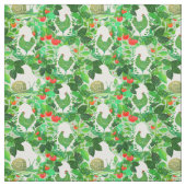 Überzogener Tomatengarten Stoff (Muster)