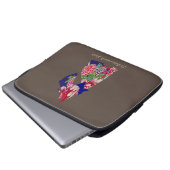 überzug Lotos scott Tablett 13 " Laptopschutzhülle (Vorne Knopf)