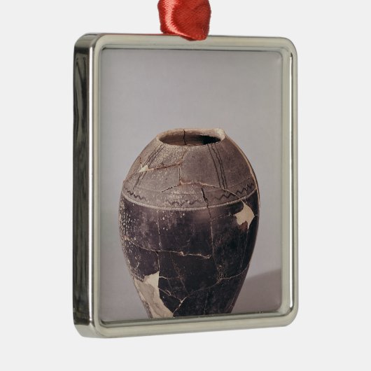 Überzug-Vase verziert mit wallend Linien Silbernes Ornament (Rechts)