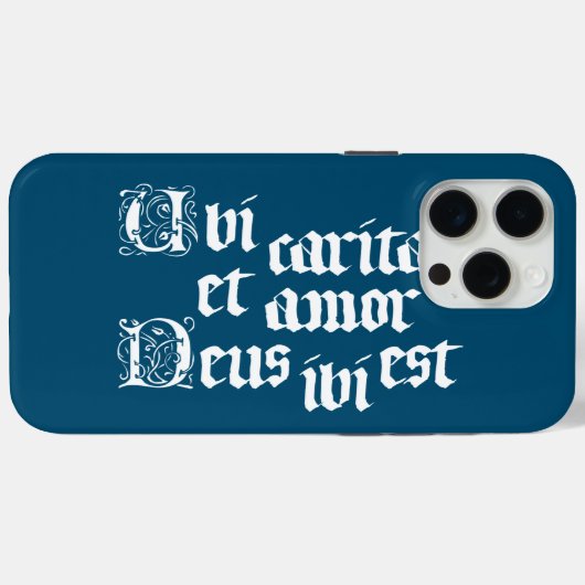 Ubi Caritas Case-Mate iPhone Hülle (Rückseite (Horizontal))