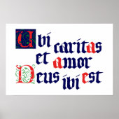 Ubi Caritas Poster (Vorne)