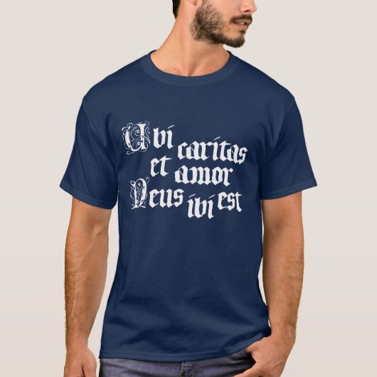 Ubi Caritas T-Shirt (Vorderseite)