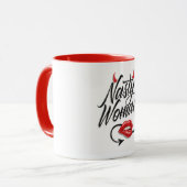 "Üble Frau" Kaffeetasse (Vorderseite Links)