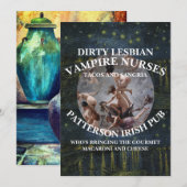 Üble Reise Krankenschwester  Feiertagskarte (Vorne/Hinten)