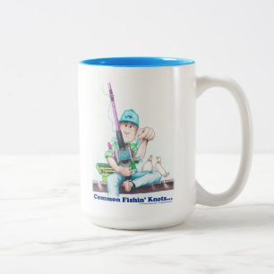 Übliche Angelknoten - Gießschwierigkeiten  Zweifarbige Tasse