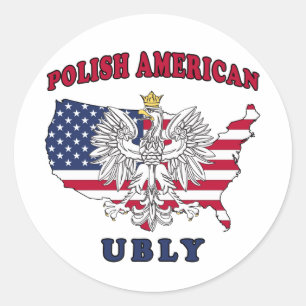 Ubly Michigan Polish Runder Aufkleber