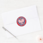 Ubly Michigan Polish Runder Aufkleber (Umschlag)