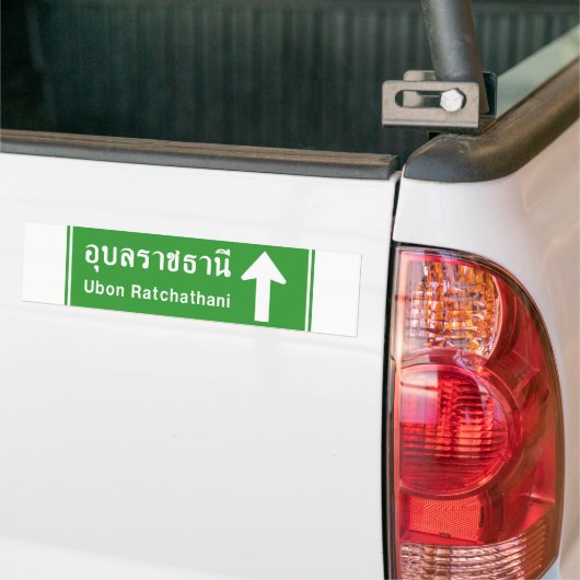 Ubon Ratchathani Ahead ⚠ thailändisches ⚠ Autoaufkleber (Auf Lkw)