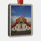 Ubosot Hall or Bot, Wat Benchamabophit, Bangkok Silbernes Ornament (Rechts)