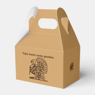 Übrig gebliebener Kasten "der Erntedank-Türkei" Geschenkschachtel