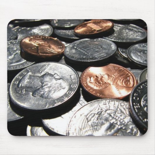 Übriges Kleingeld Mousepad (Vorne)