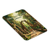 Ubud-Affenwald Indonesien Magnet (Rechte Seite)