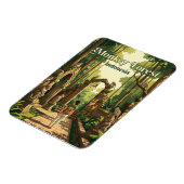 Ubud-Affenwald Indonesien Magnet (Linke Seite)