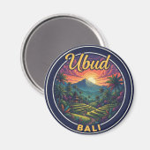 Ubud Bali Indonesia Travel Magnet (Vorderseite/Rückseite)