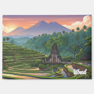Ubud Bali Indonesia Travel Magnet