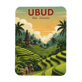 Ubud Bali Indonesia Travel Magnet