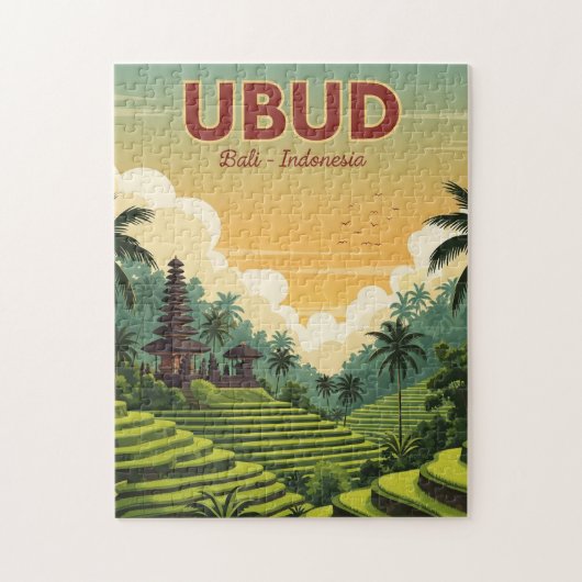 Ubud Bali Indonesien Reise Puzzle (Vertikal)