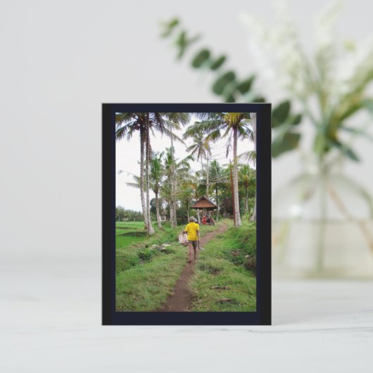 Ubud Bali Postkarte (Stehend Vorderseite)