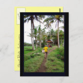 Ubud Bali Postkarte (Vorne/Hinten)