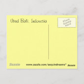 Ubud Bali Postkarte (Rückseite)