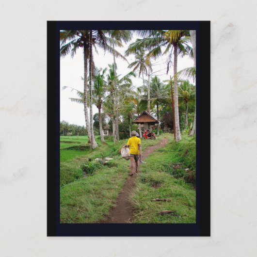 Ubud Bali Postkarte (Vorderseite)
