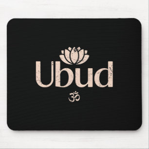 Ubud Li Om Spirituelle Lotus Reise Meditation Yoga Mousepad