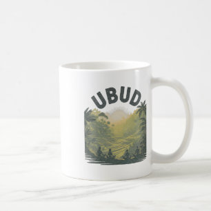 Ubud Li Reisfelder Dschungel Meditation Yoga  Kaffeetasse