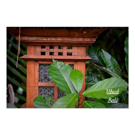 Ubud Travel, Bali Travel Poster (Vorderseite)