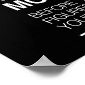 Übung am Morgen Poster (Ecke)