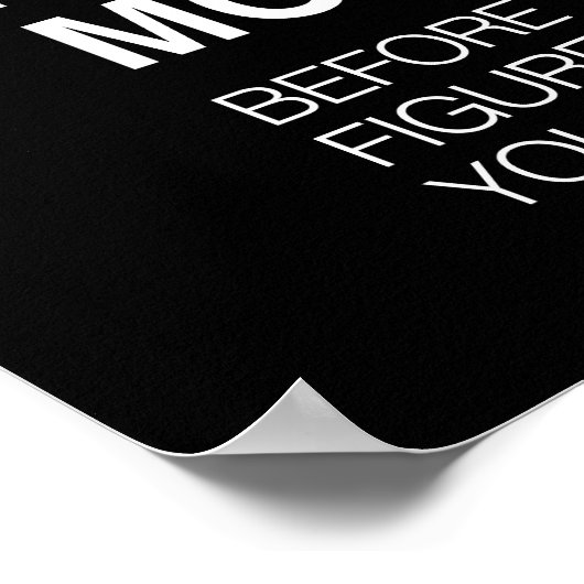 Übung am Morgen Poster (Ecke)