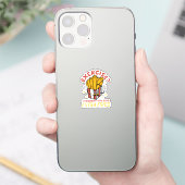 Übung, dachte ich, Sie sagten extra Fries Aufkleber (Telefon)