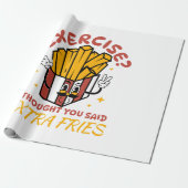 Übung, dachte ich, Sie sagten extra Fries Geschenkpapier (Ungerollt)