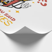 Übung, dachte ich, Sie sagten extra Fries Geschenkpapier (Ecke)